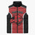Panteras Guatemala Rugby Custom Sleeveless Puffer Jacket Siempre Fuertes Siempre Panteras - Wonder Print Shop