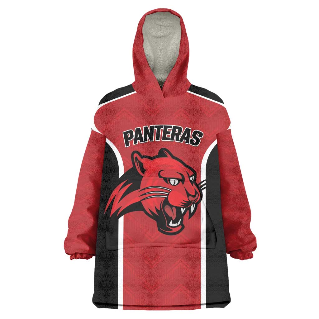 Panteras Guatemala Rugby Custom Wearable Blanket Hoodie Siempre Fuertes Siempre Panteras - Wonder Print Shop