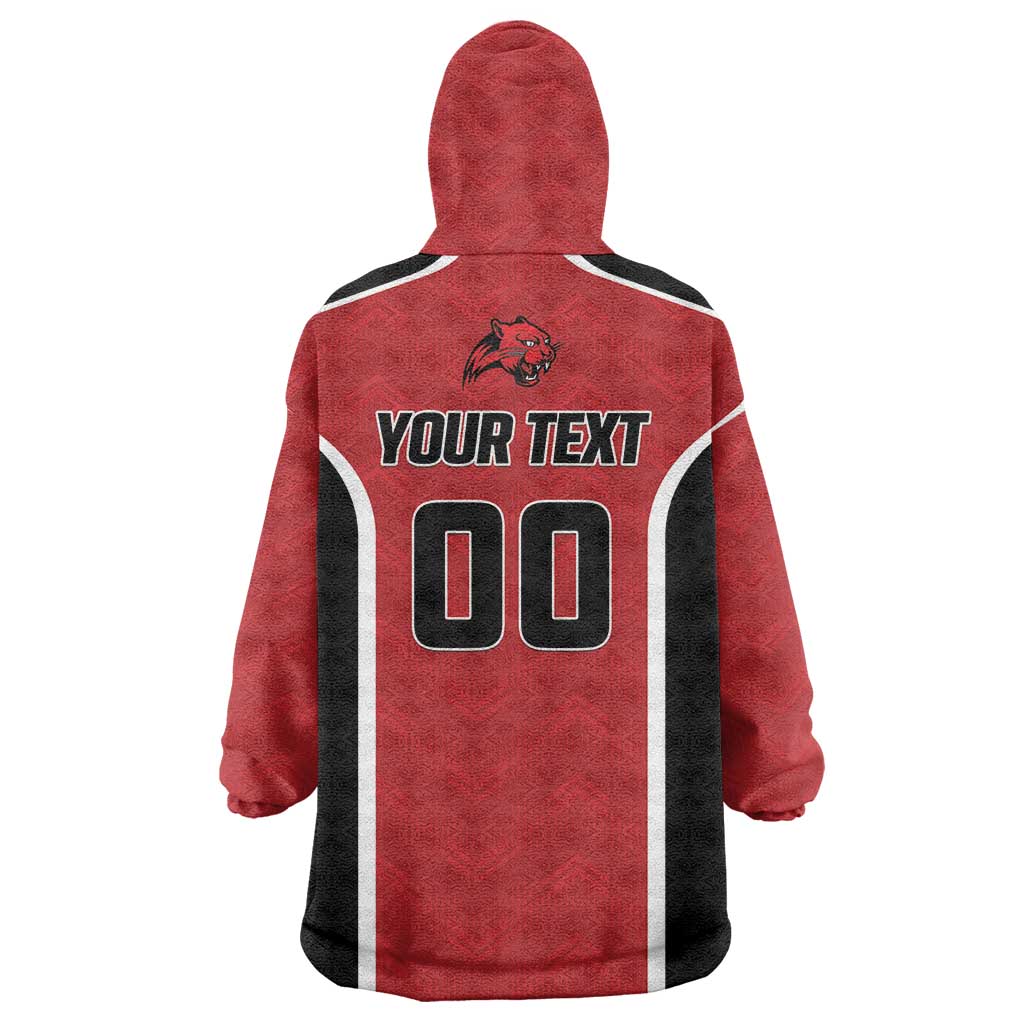 Panteras Guatemala Rugby Custom Wearable Blanket Hoodie Siempre Fuertes Siempre Panteras - Wonder Print Shop