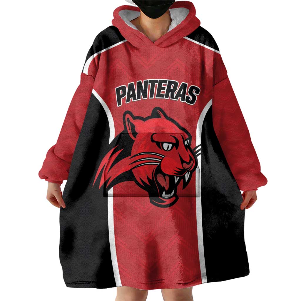Panteras Guatemala Rugby Custom Wearable Blanket Hoodie Siempre Fuertes Siempre Panteras - Wonder Print Shop