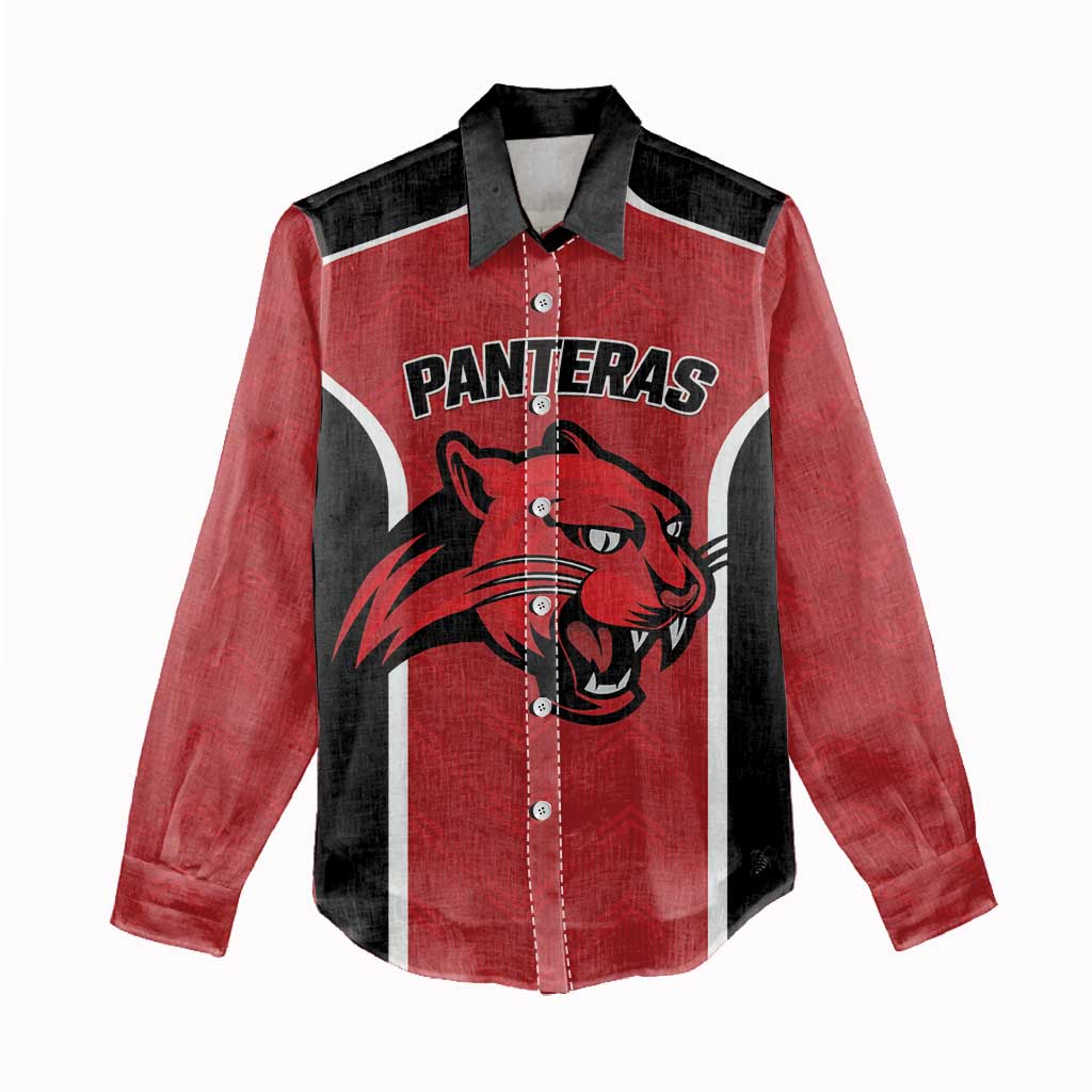 Panteras Guatemala Rugby Custom Women Casual Shirt Siempre Fuertes Siempre Panteras - Wonder Print Shop