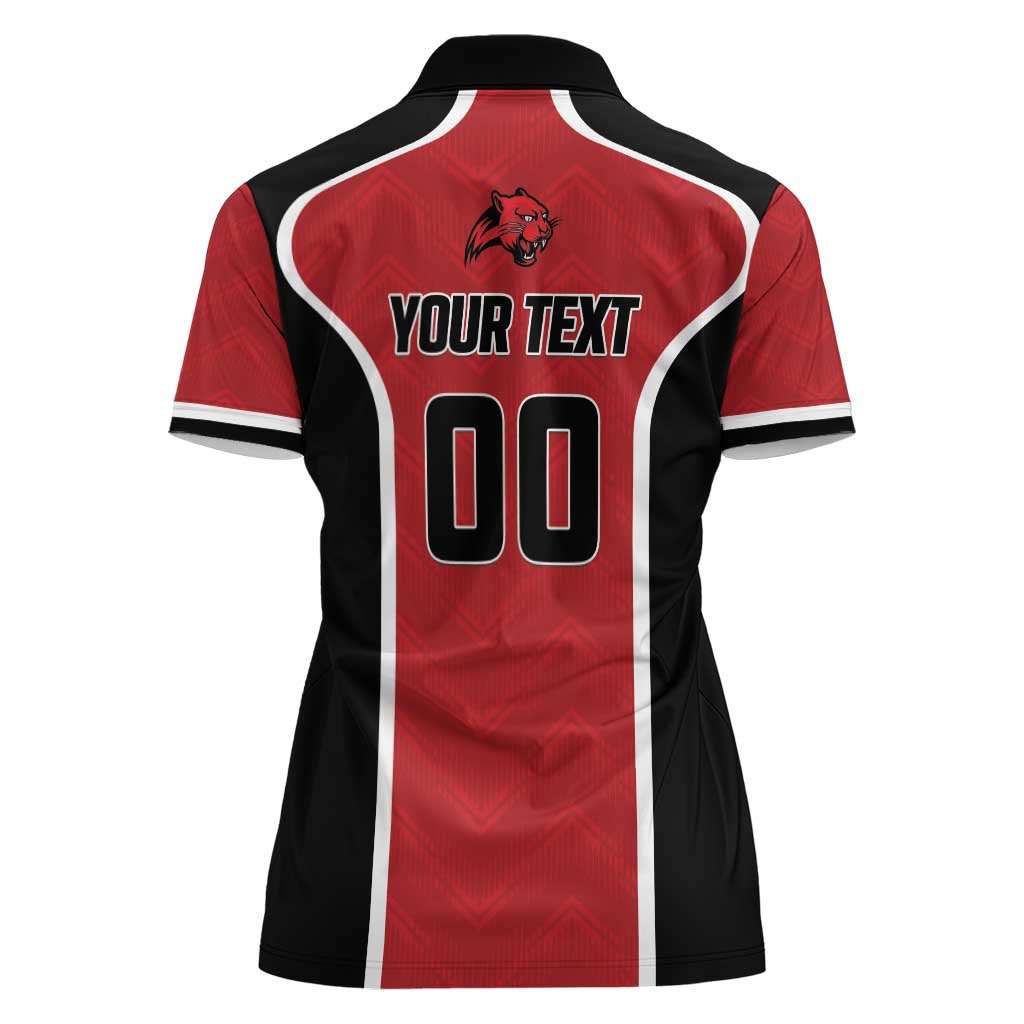 Panteras Guatemala Rugby Custom Women Polo Shirt Siempre Fuertes Siempre Panteras - Wonder Print Shop