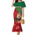 Morocco Independence Day Mermaid Dress Barbary Lion With Moussier Redstart - Wonder Print Shop