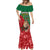 Morocco Independence Day Mermaid Dress Barbary Lion With Moussier Redstart - Wonder Print Shop