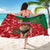 Morocco Independence Day Sarong Barbary Lion With Moussier Redstart - Wonder Print Shop