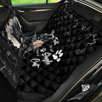 Single Day Back Car Seat Cover I Am Not Single I Have A Cat - Wonder Print Shop