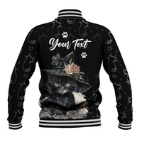 Single Day Baseball Jacket I Am Not Single I Have A Cat - Wonder Print Shop