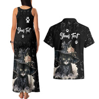 Single Day Couples Matching Tank Maxi Dress and Hawaiian Shirt I Am Not Single I Have A Cat - Wonder Print Shop