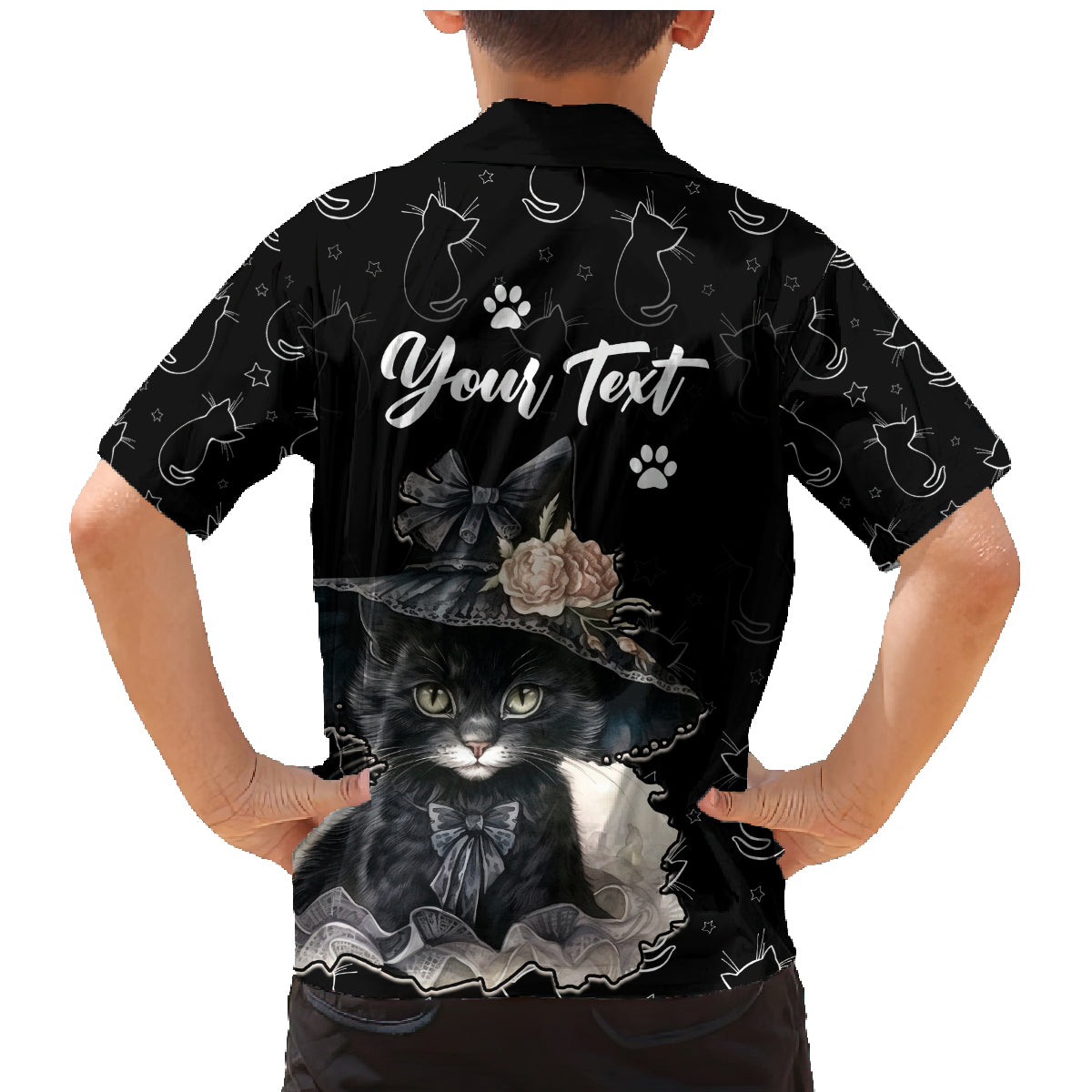 Single Day Family Matching Mermaid Dress and Hawaiian Shirt I Am Not Single I Have A Cat - Wonder Print Shop