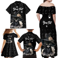 Single Day Family Matching Off Shoulder Maxi Dress and Hawaiian Shirt I Am Not Single I Have A Cat - Wonder Print Shop