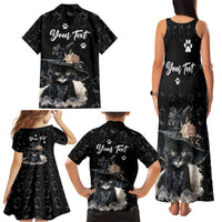 Single Day Family Matching Tank Maxi Dress and Hawaiian Shirt I Am Not Single I Have A Cat - Wonder Print Shop