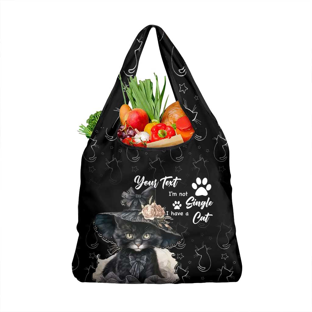 Single Day Grocery Bag I Am Not Single I Have A Cat