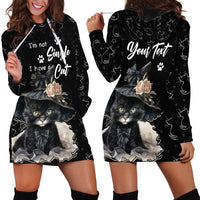 Single Day Hoodie Dress I Am Not Single I Have A Cat - Wonder Print Shop
