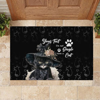 Single Day Rubber Doormat I Am Not Single I Have A Cat - Wonder Print Shop