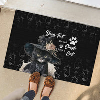 Single Day Rubber Doormat I Am Not Single I Have A Cat - Wonder Print Shop