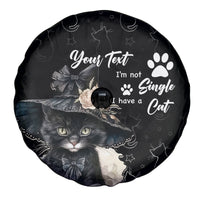 Single Day Spare Tire Cover I Am Not Single I Have A Cat - Wonder Print Shop