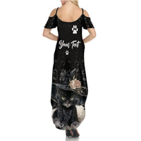 Single Day Summer Maxi Dress I Am Not Single I Have A Cat - Wonder Print Shop