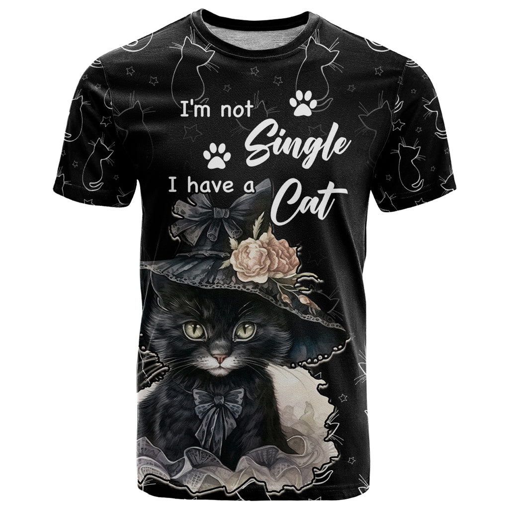 Single Day T Shirt I Am Not Single I Have A Cat - Wonder Print Shop