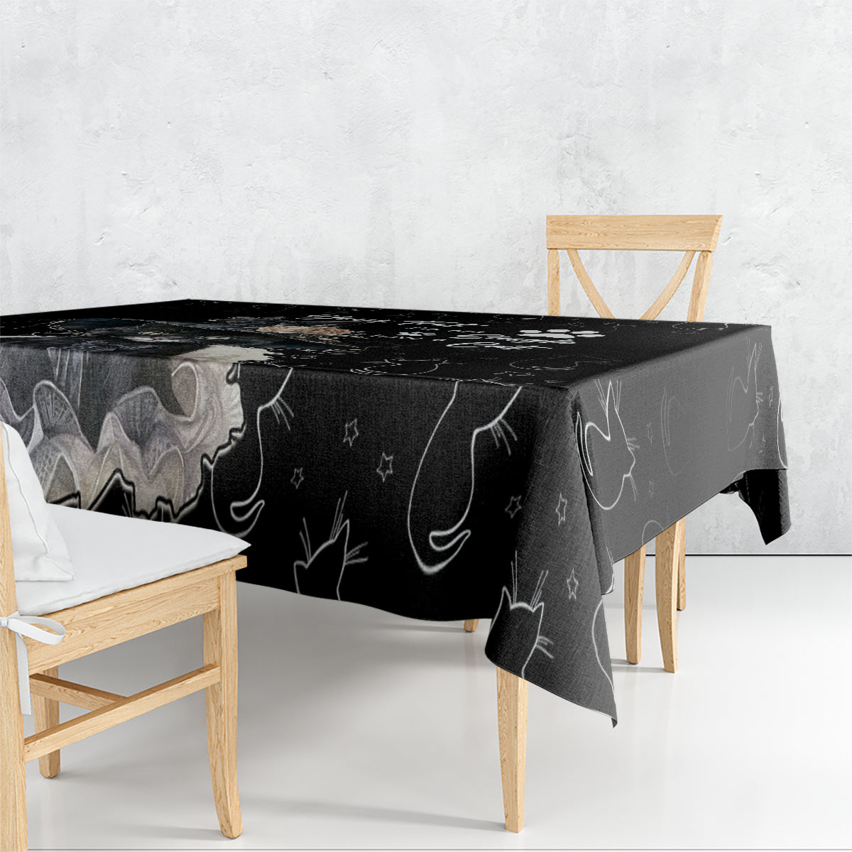 Single Day Tablecloth I Am Not Single I Have A Cat - Wonder Print Shop