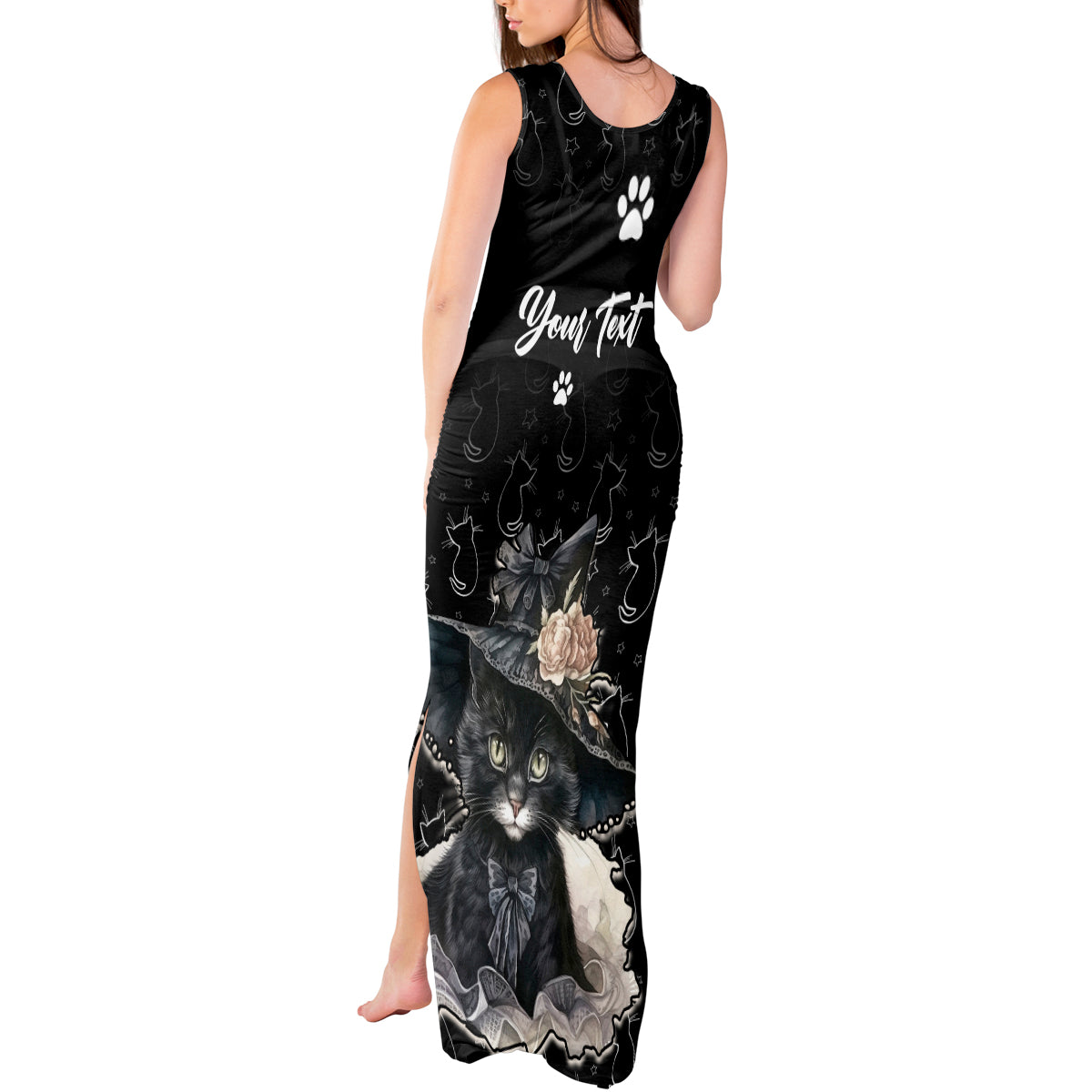 Single Day Tank Maxi Dress I Am Not Single I Have A Cat - Wonder Print Shop