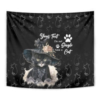 Single Day Tapestry I Am Not Single I Have A Cat - Wonder Print Shop