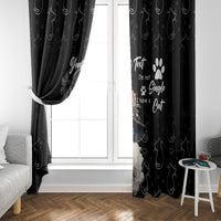 Single Day Window Curtain I Am Not Single I Have A Cat - Wonder Print Shop