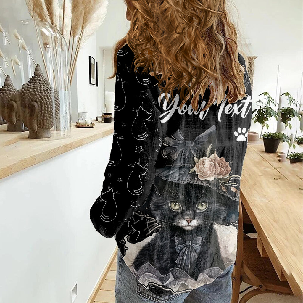 Single Day Women Casual Shirt I Am Not Single I Have A Cat - Wonder Print Shop