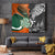 New Zealand and Ireland Rugby Tapestry Silver Fern With Shamrock 2023 World Cup - Wonder Print Shop