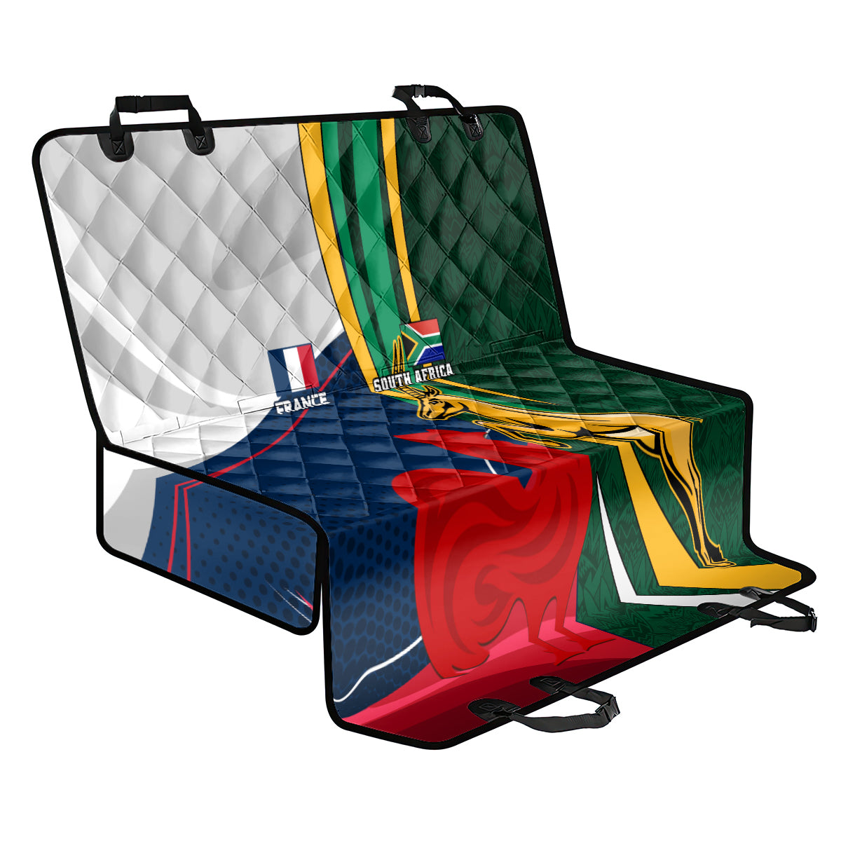 south-africa-and-france-rugby-back-car-seat-cover-springbok-with-le-xv-de-france-2023-world-cup