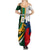 South Africa and France Rugby Summer Maxi Dress Springbok With Le XV de France 2023 World Cup - Wonder Print Shop