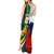 South Africa and France Rugby Tank Maxi Dress Springbok With Le XV de France 2023 World Cup - Wonder Print Shop
