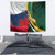 South Africa and France Rugby Tapestry Springbok With Le XV de France 2023 World Cup - Wonder Print Shop