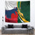 South Africa and France Rugby Tapestry Springbok With Le XV de France 2023 World Cup - Wonder Print Shop