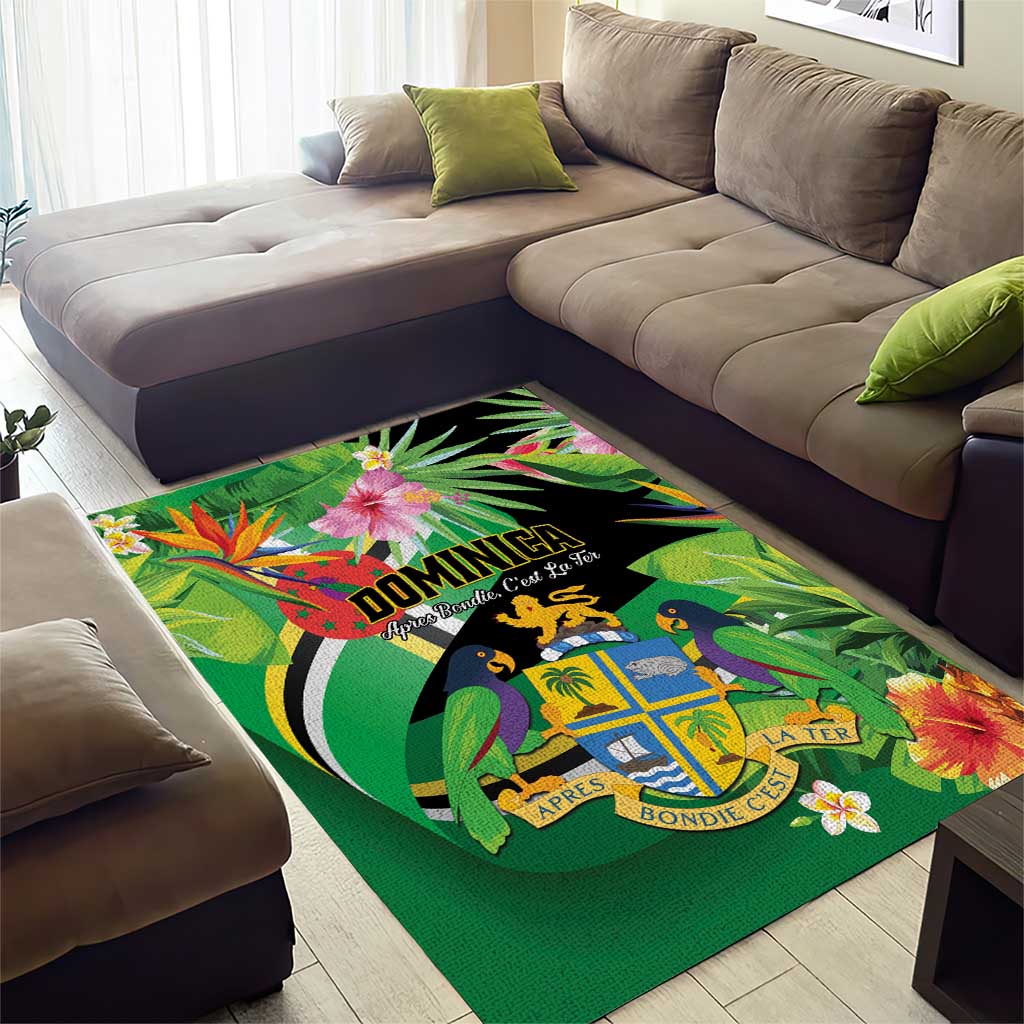 Dominica Area Rug Nature Island of the Caribbean - Wonder Print Shop