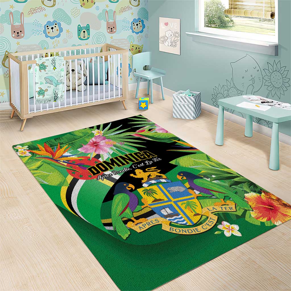 Dominica Area Rug Nature Island of the Caribbean - Wonder Print Shop