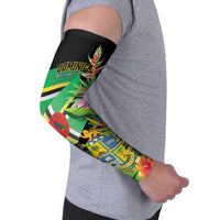 Personalized Dominica Arm Sleeves Nature Island of the Caribbean - Wonder Print Shop