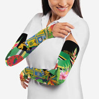Personalized Dominica Arm Sleeves Nature Island of the Caribbean - Wonder Print Shop