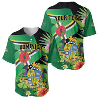 Personalized Dominica Baseball Jersey Nature Island of the Caribbean - Wonder Print Shop