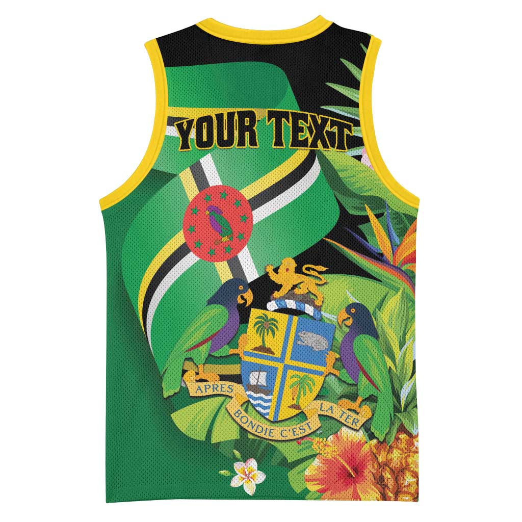 Personalized Dominica Basketball Jersey Nature Island of the Caribbean - Wonder Print Shop