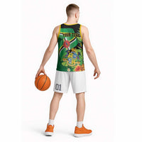 Personalized Dominica Basketball Jersey Nature Island of the Caribbean - Wonder Print Shop