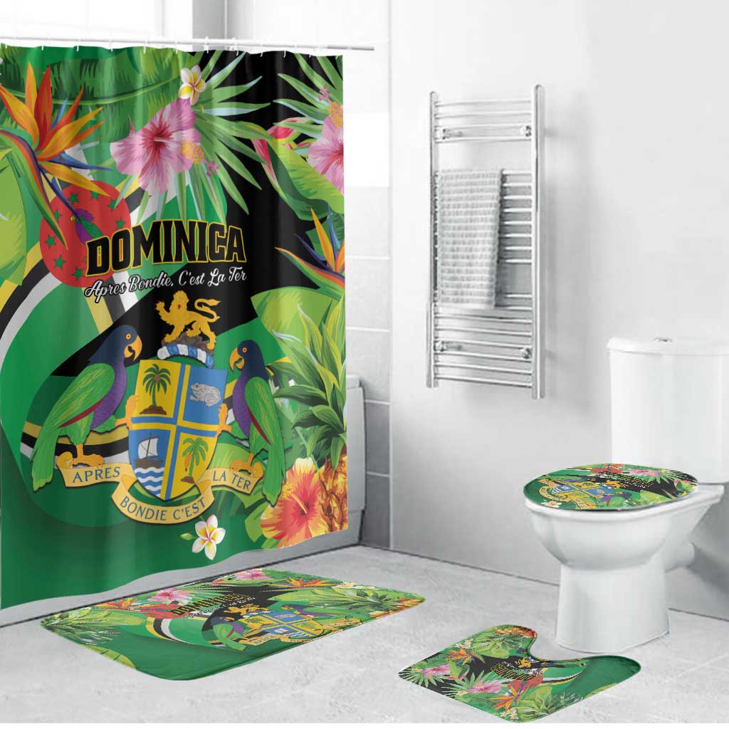 Dominica Bathroom Set Nature Island of the Caribbean - Wonder Print Shop