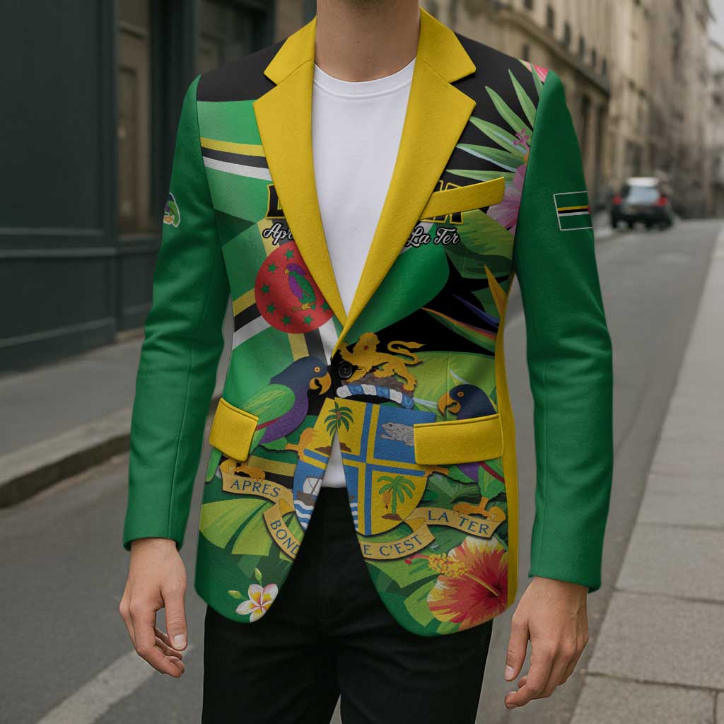 Personalized Dominica Blazer Nature Island of the Caribbean - Wonder Print Shop