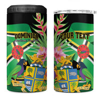 Personalized Dominica 4 in 1 Can Cooler Tumbler Nature Island of the Caribbean - Wonder Print Shop