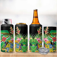 Personalized Dominica 4 in 1 Can Cooler Tumbler Nature Island of the Caribbean - Wonder Print Shop
