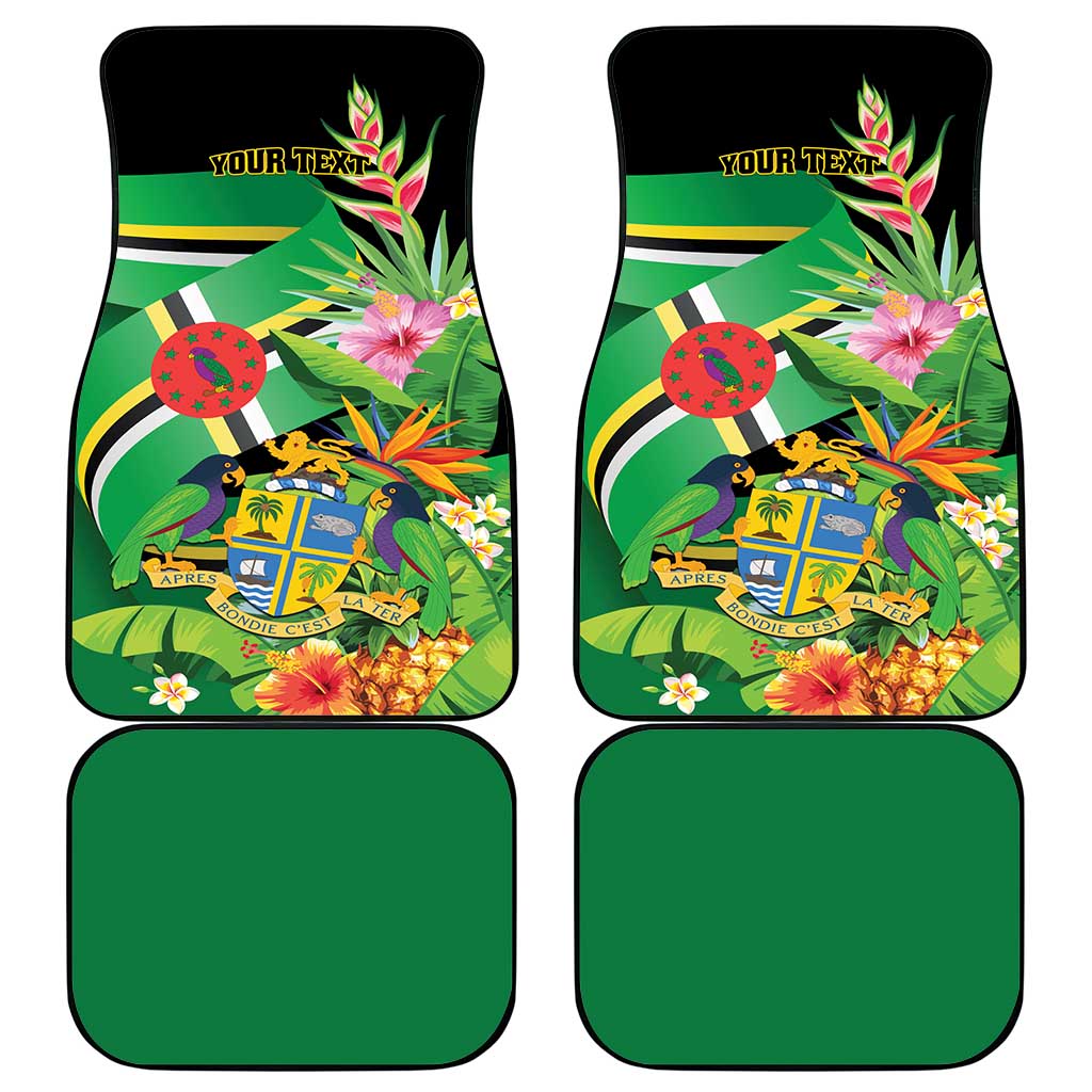 Personalized Dominica Car Mats Nature Island of the Caribbean - Wonder Print Shop