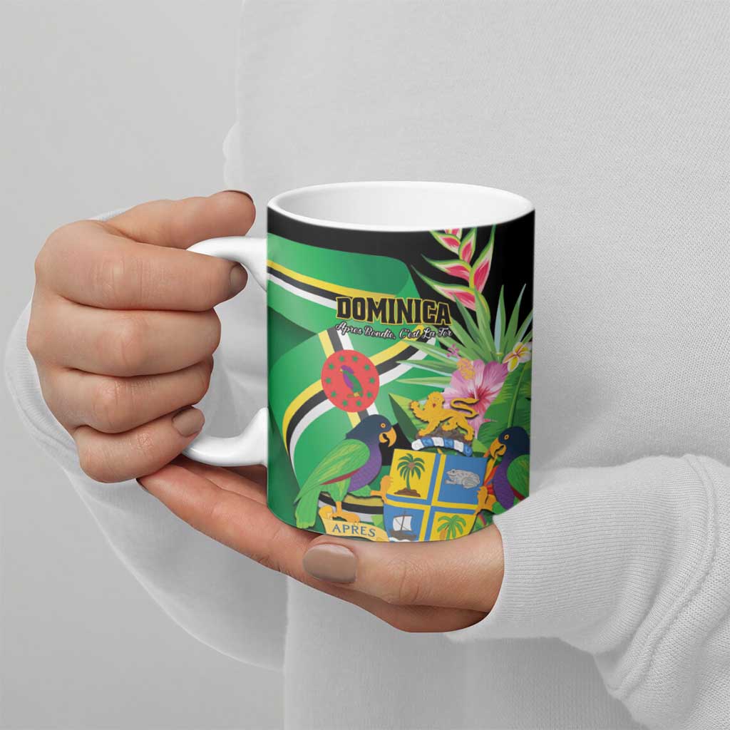 Personalized Dominica Ceramic Mug Nature Island of the Caribbean - Wonder Print Shop