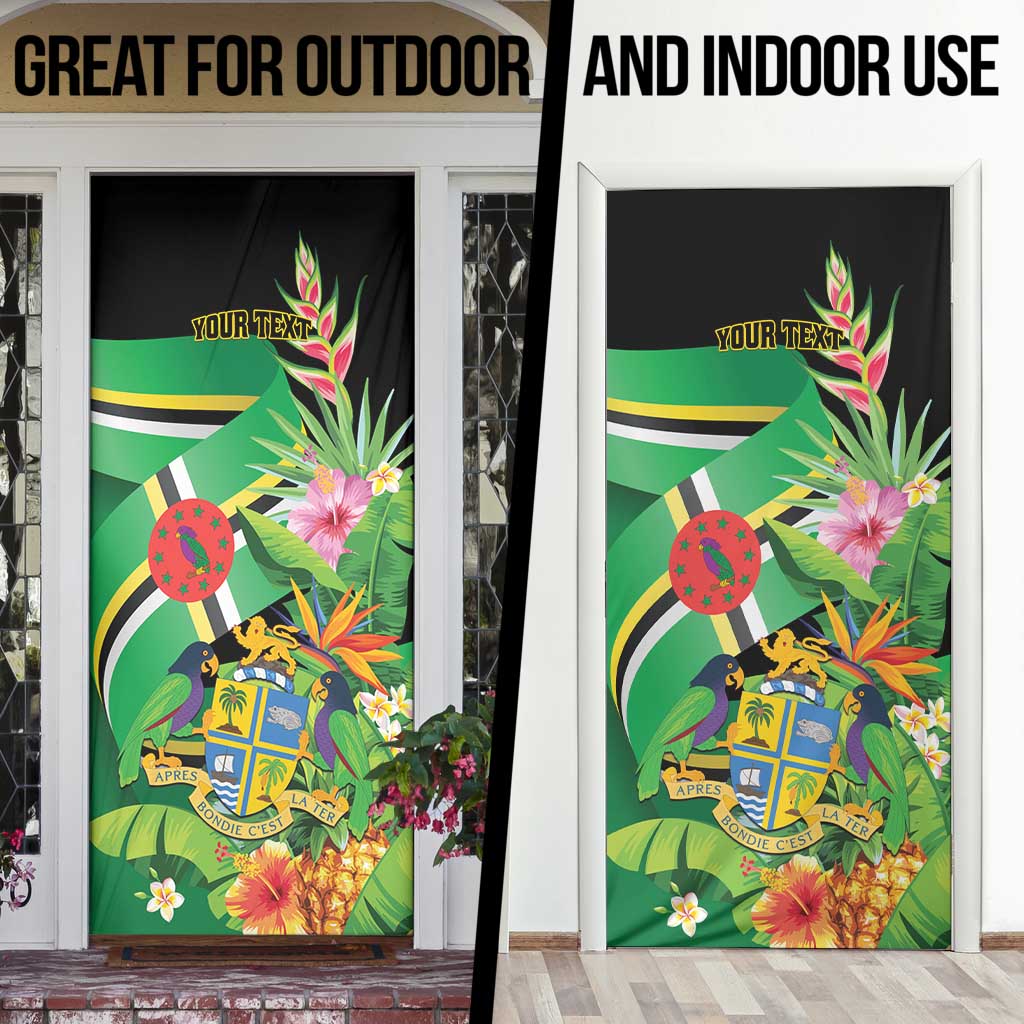 Personalized Dominica Door Cover Nature Island of the Caribbean - Wonder Print Shop