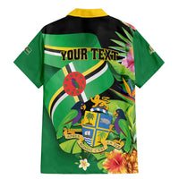 Personalized Dominica Family Matching Mermaid Dress and Hawaiian Shirt Nature Island of the Caribbean - Wonder Print Shop