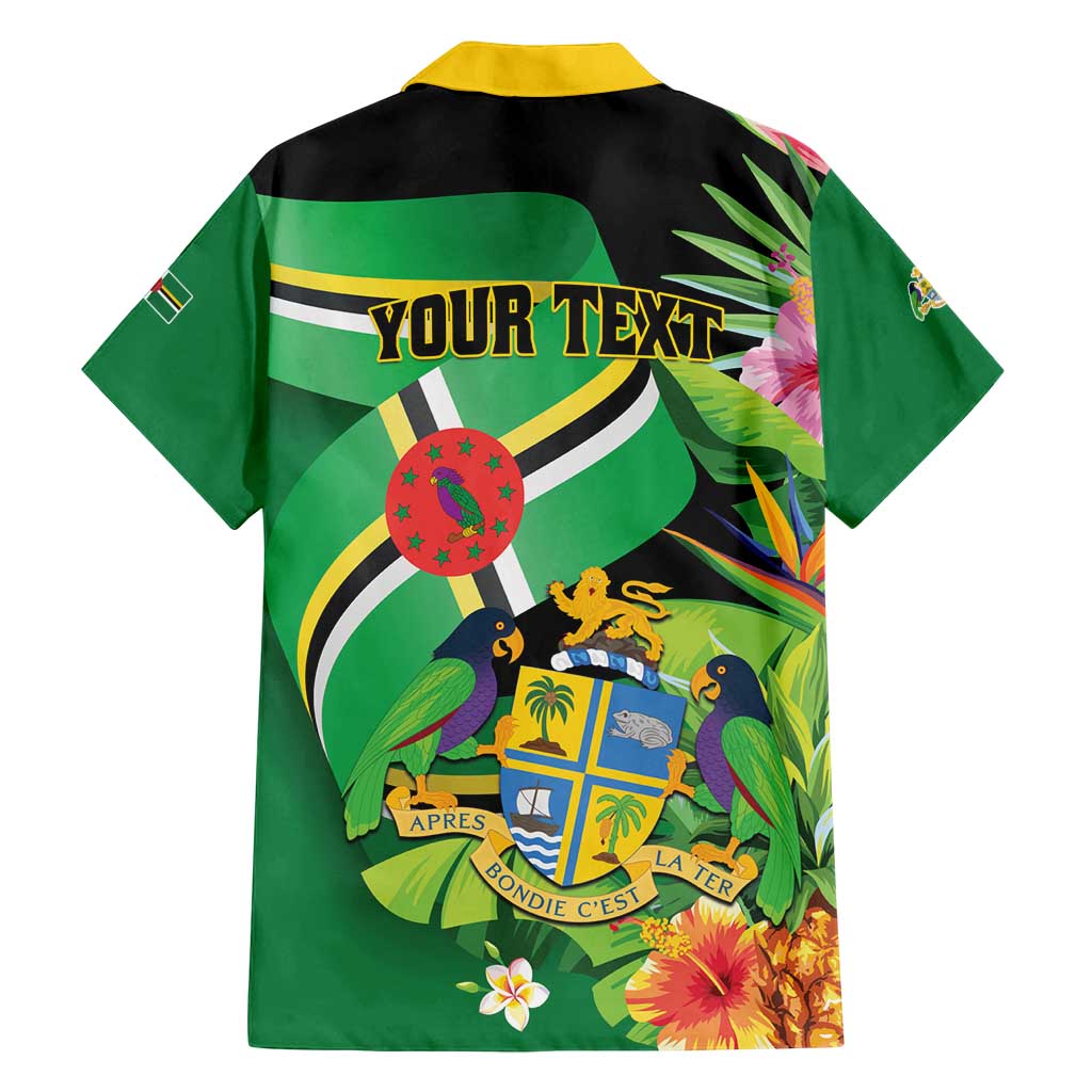 Personalized Dominica Family Matching Summer Maxi Dress and Hawaiian Shirt Nature Island of the Caribbean - Wonder Print Shop