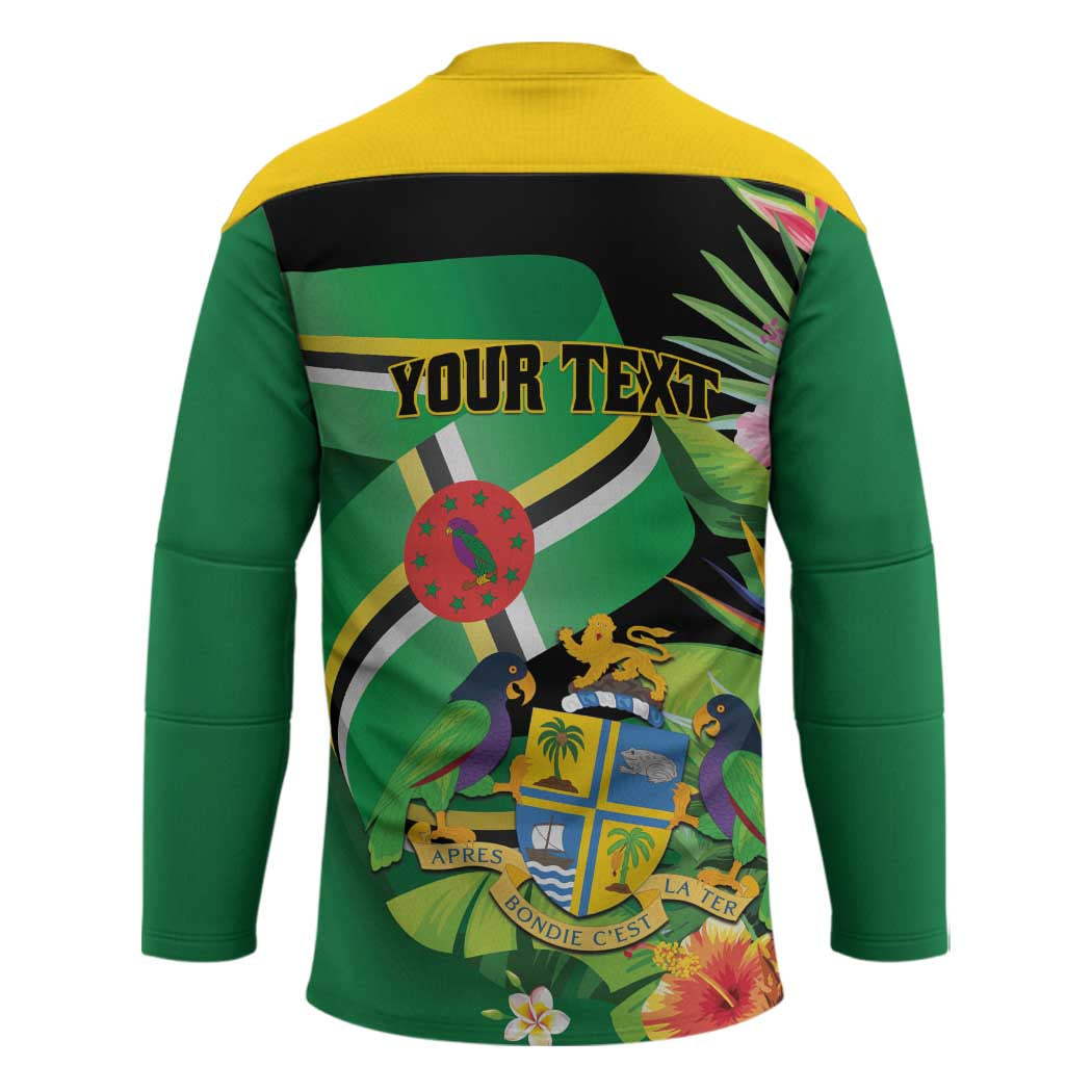 Personalized Dominica Hockey Jersey Nature Island of the Caribbean - Wonder Print Shop